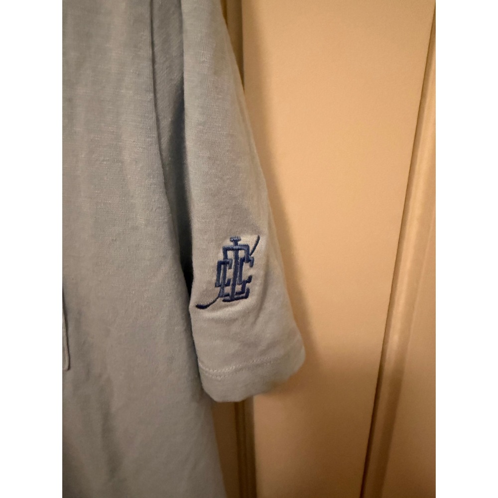 Vineyard Vines Mens Edgartown Polo Shirt Light Blue Pima Cotton Blend Large - Picture 3 of 4